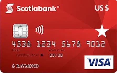 Carte Visa Banque Scotia en dollars US