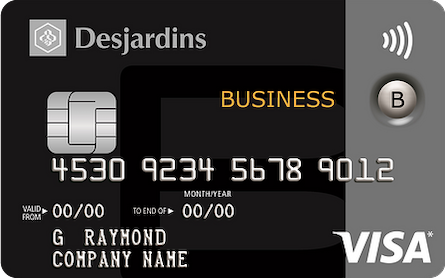 Desjardins Visa Business card
