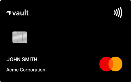 Carte Vault prépayée Mastercard