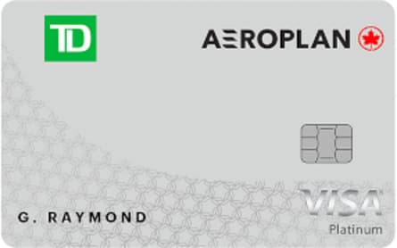 Carte de crédit Visa Platine* TDᴹᴰ Aéroplanᴹᴰ 