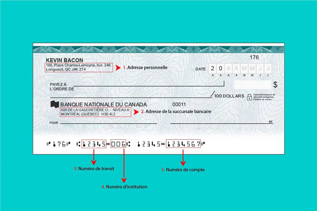 Spécimen de chèque la Banque Nationale: tout ce qu’il faut savoir pour le trouver et le comprendre