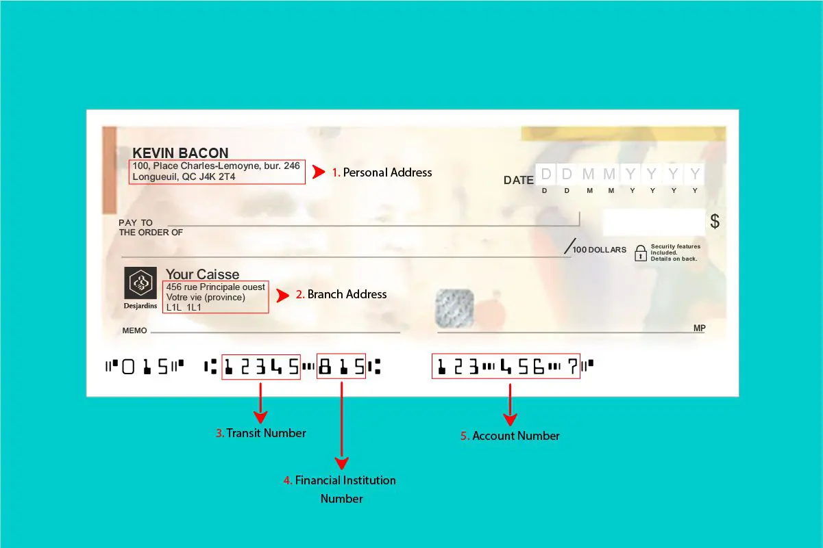 Desjardins sample cheque everything you need to know to find it and understand it Hardbacon