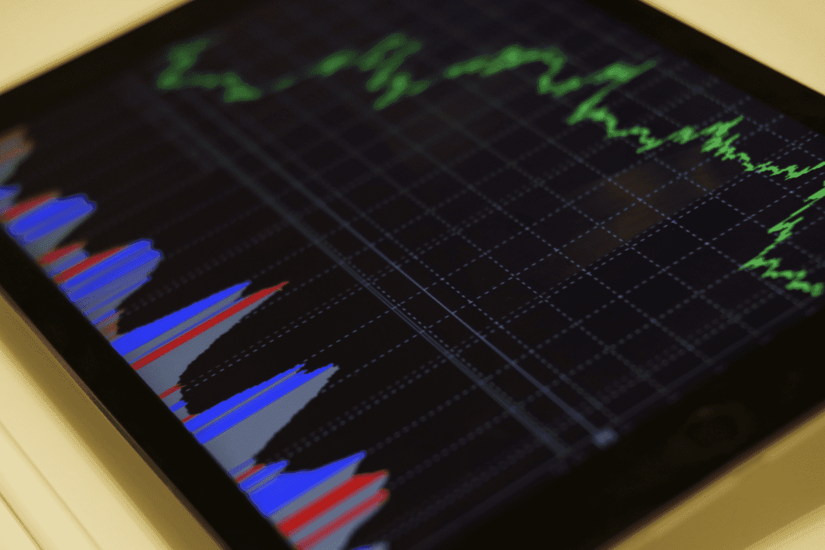 trading graph on the TSX today!