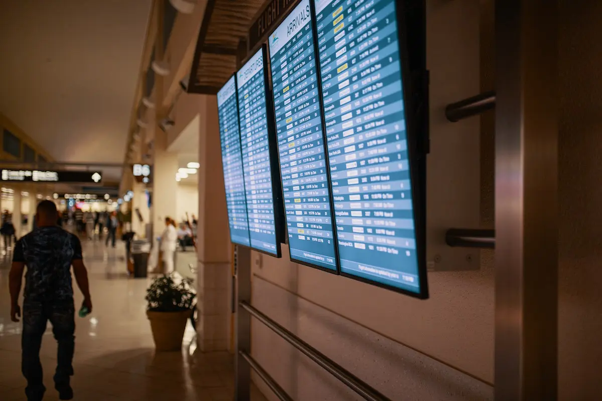 departure board