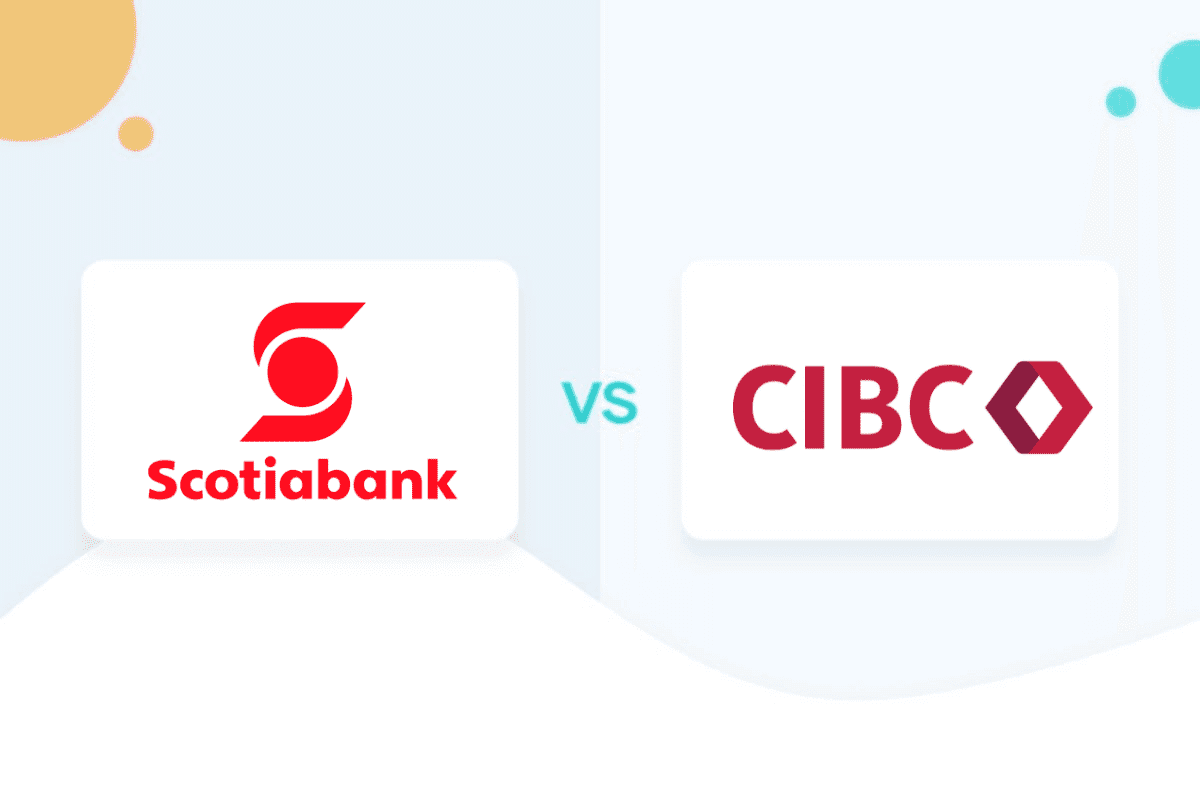 Scotiabank logo vs CIBC logo