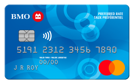 Carte Mastercard®* BMO à taux préférentiel