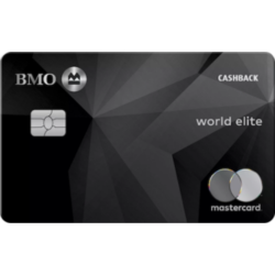 BMO CashBack® World Elite®* Mastercard®*