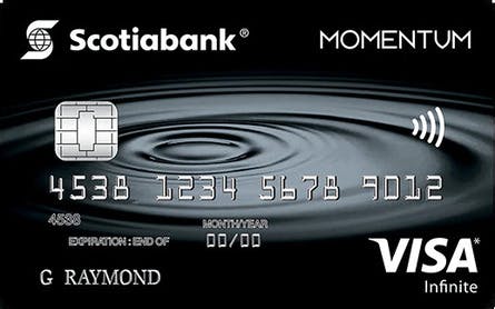 Carte Visa Infinite Momentum Scotia