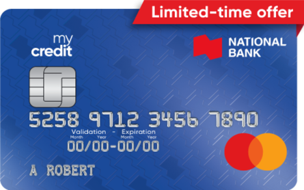 Carte de crédit Mastercardᴹᴰ macrédit de la Banque Nationaleᴹᴰ