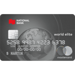 National Bank® World Elite® Mastercard® credit card