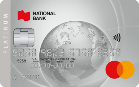 Carte de crédit Mastercardᴹᴰ Platine de la Banque Nationaleᴹᴰ