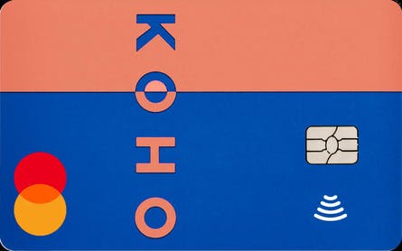 Carte Mastercard prépayée KOHO Pratique