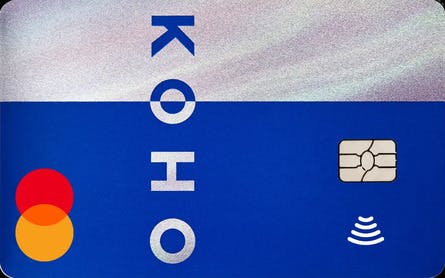 Carte Mastercard prépayée KOHO Extra