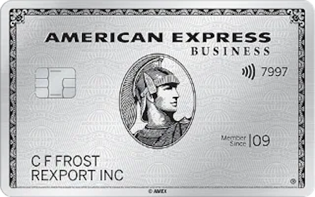 Carte de Platine entrepriseᴹᴰd'American Express