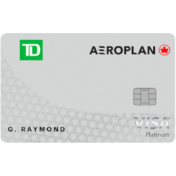 TD® Aeroplan® Visa Platinum* Credit Card 