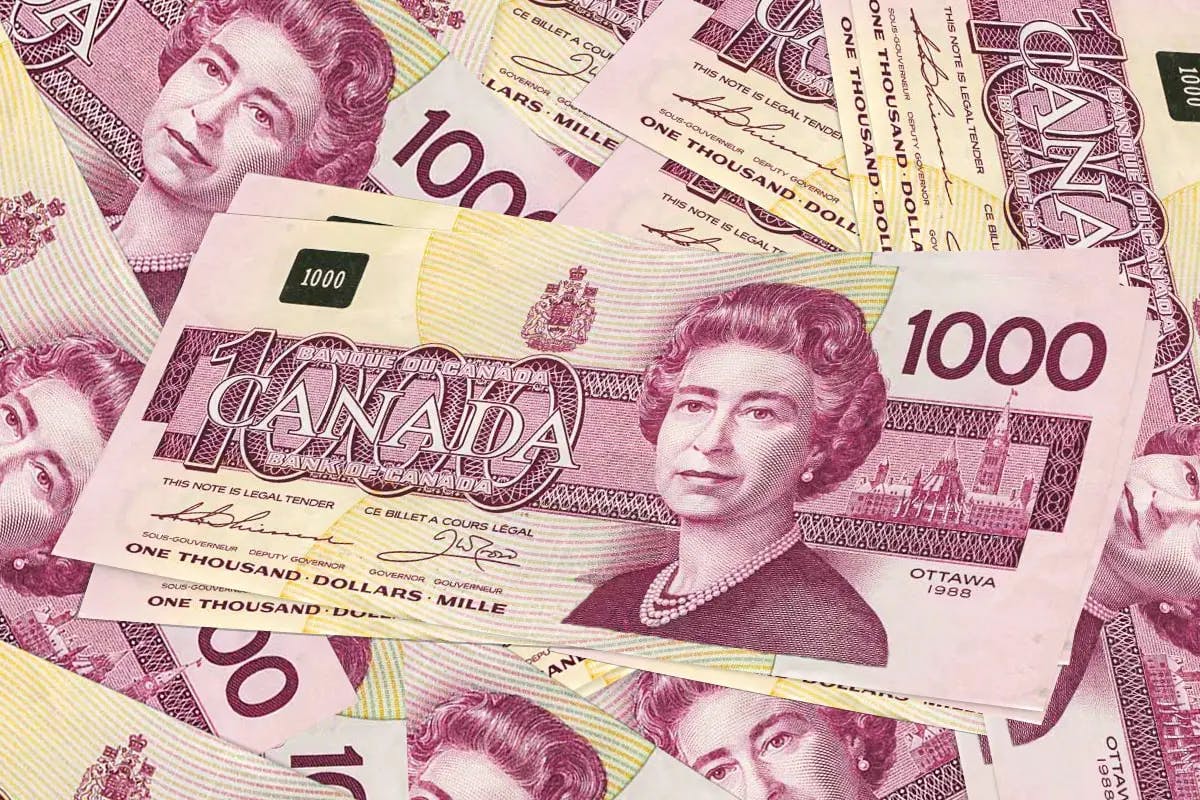 Canadian 1000 Dollar Bill