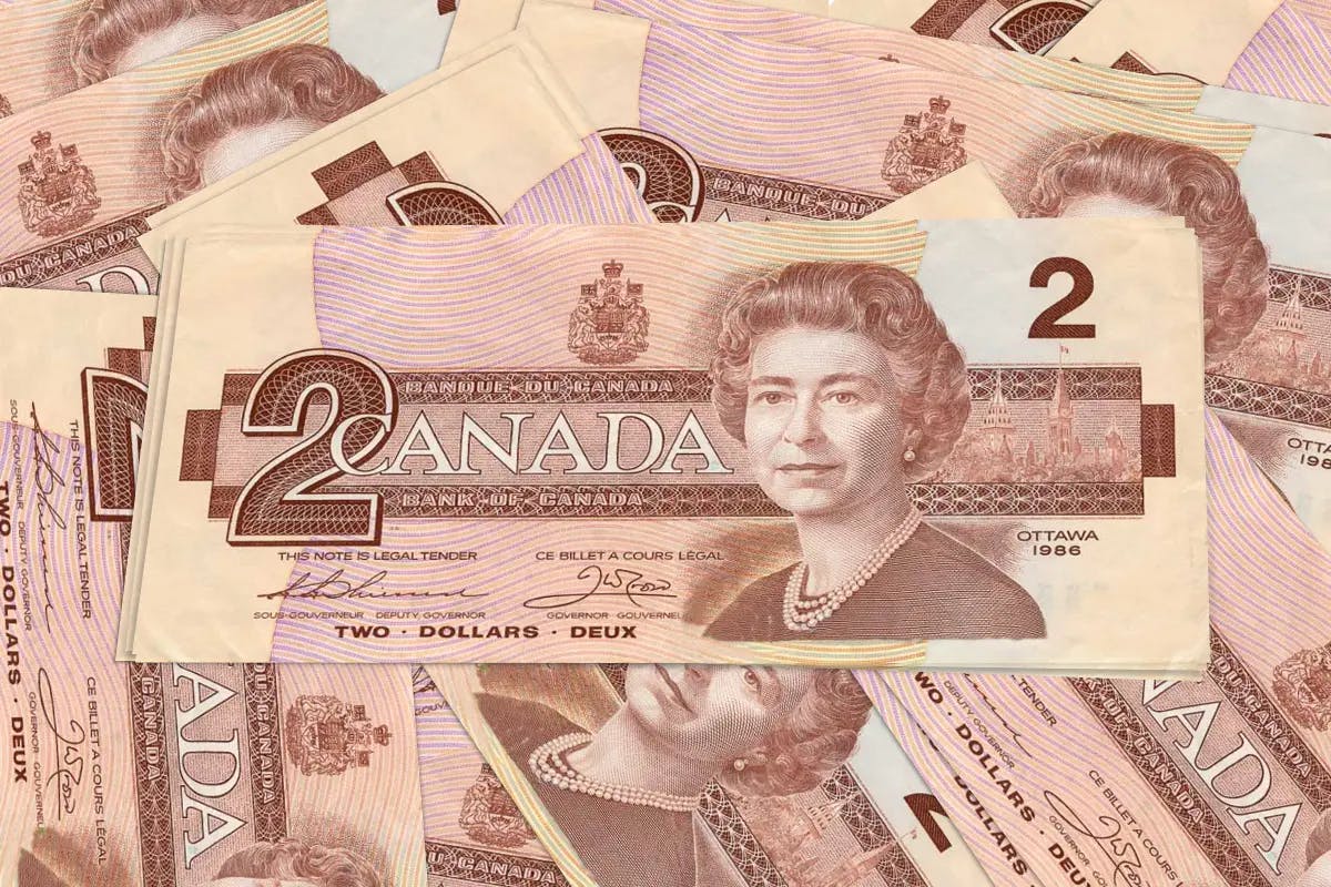 Canadian 2 Dollar Bill