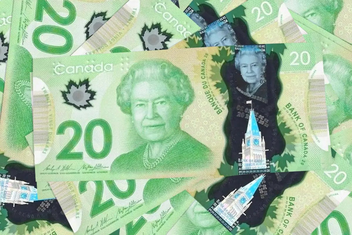 Canadian 20 Dollar Bill