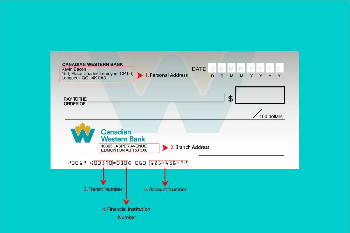 Canadian Western Bank Sample Cheque: Everything you need to know to find and understand it