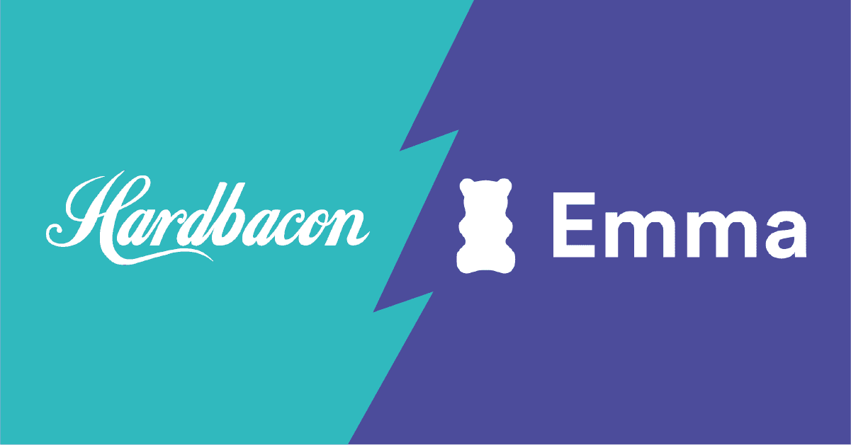 Discover a new way to connect with customers through Hardbacon and Emma.