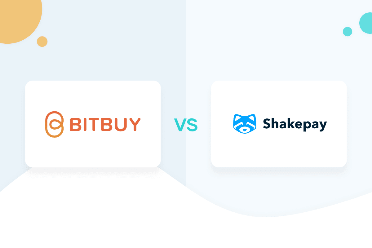 A comparison image of bitbuy and shakpay, highlighting their differences to determine the better option.