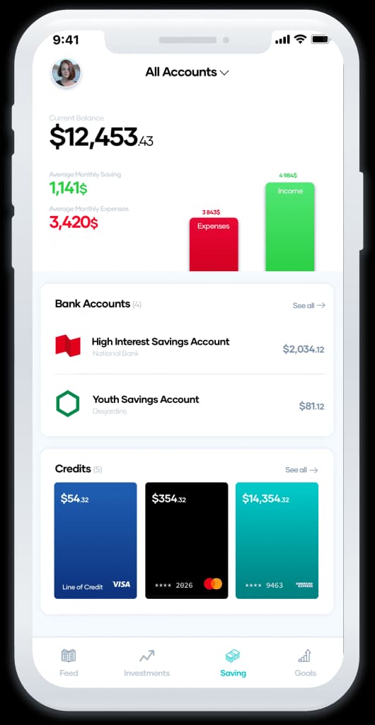 bank account app