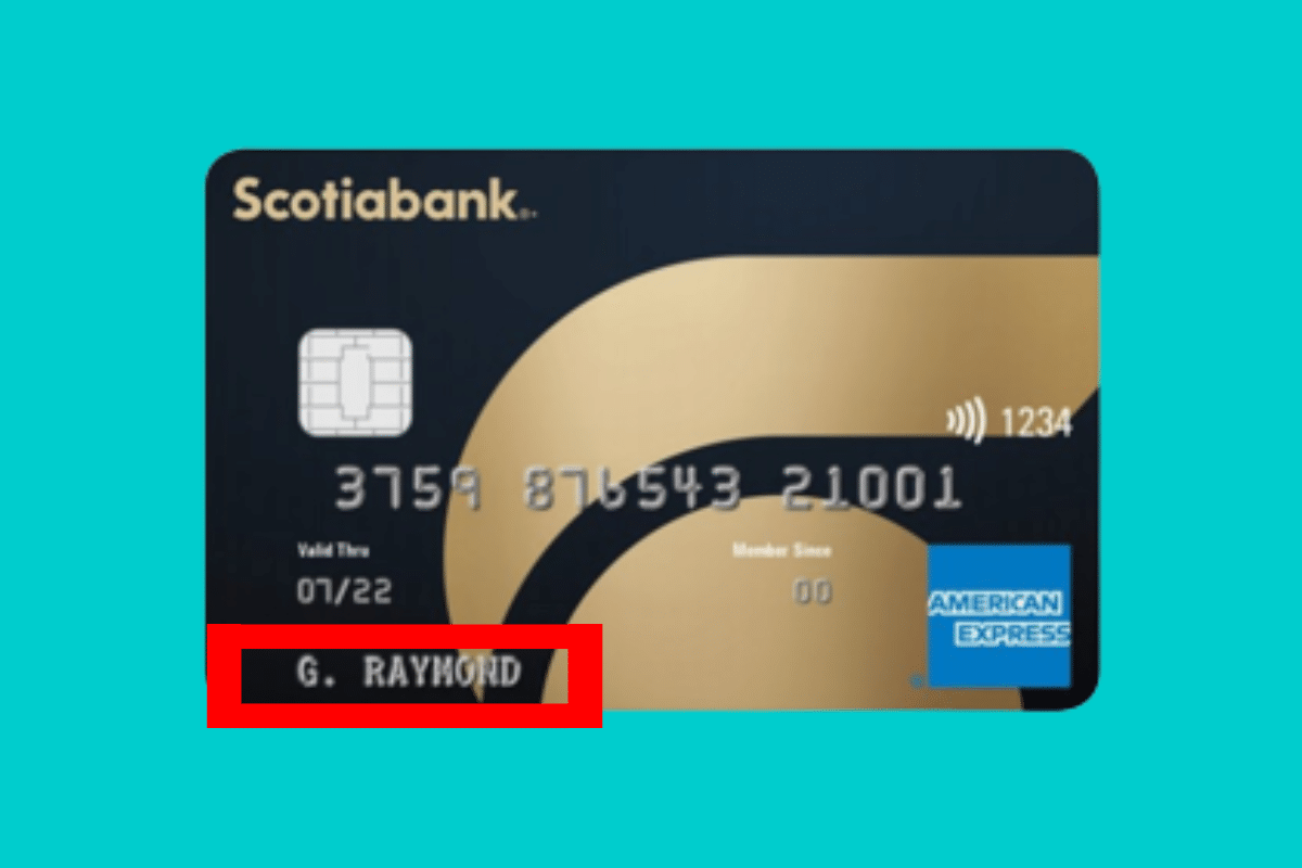 American Express credit card of Scotiabank