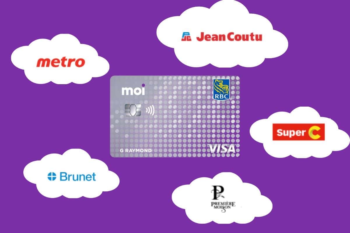 a credit card with persony logos