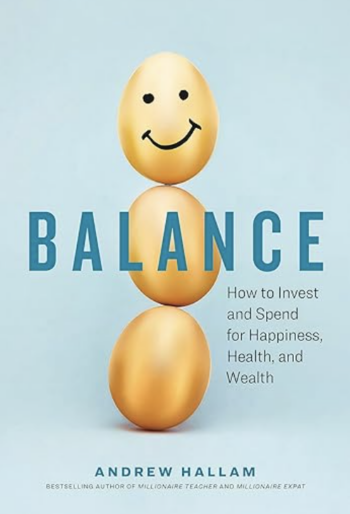 Golden eggs on the cover of the book Balance, one of the best personal finance books in Canada